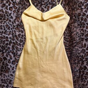 Yellow Slip Dress